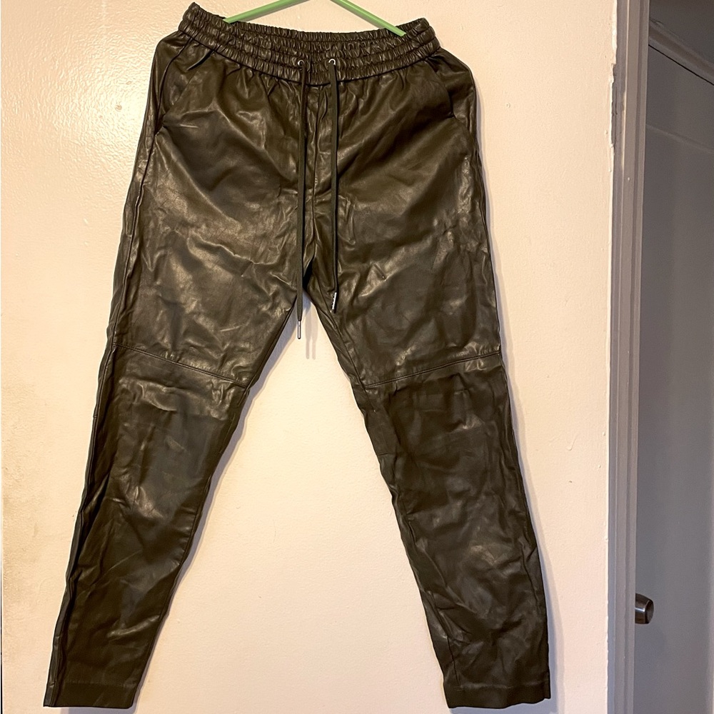 H&M Faux Leather Pants - Size XS